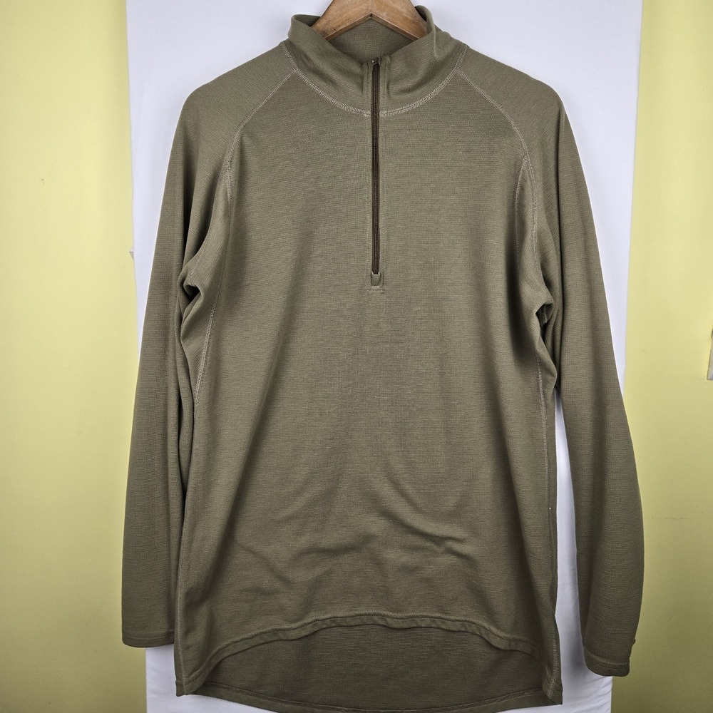 BEYOND CLOTHING Pullover Sz  XL Base Layer 1/4 Zip Long Sleeve USA Made